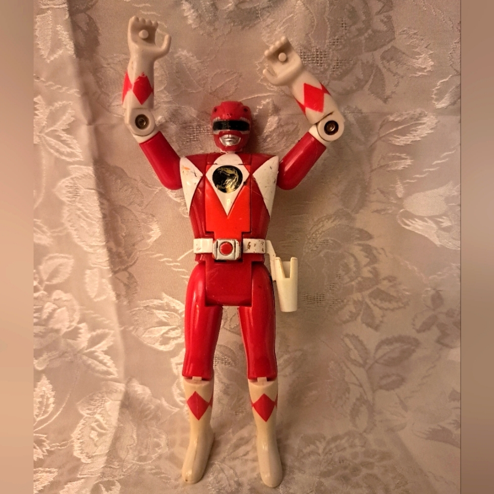 Red  Ranger Zwithput Thr Gun  Action Figure